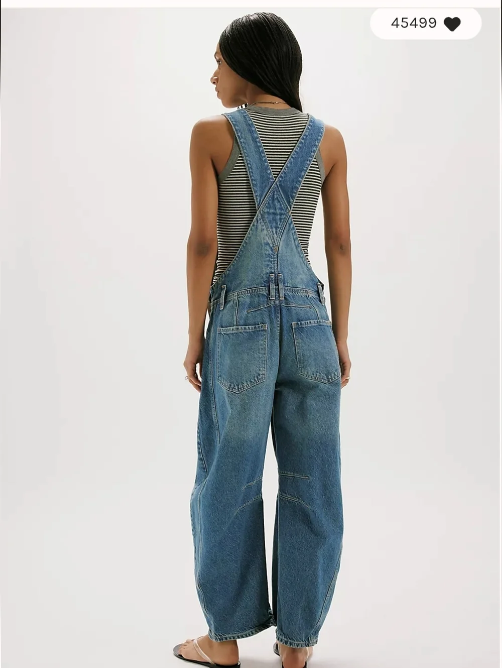 NWT We The Free Good Luck Barrel Overalls ~Ultra Light Beam - Picture 3 of 11